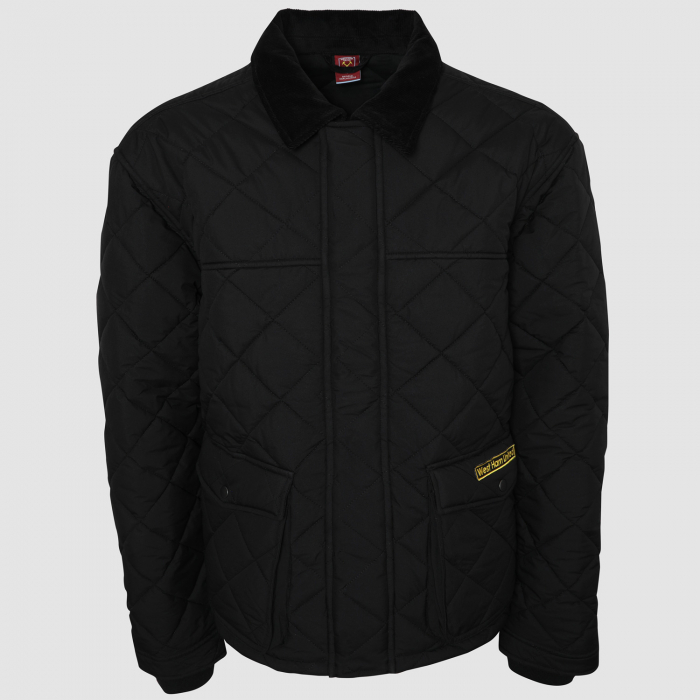 Adults Black Quilted Jacket