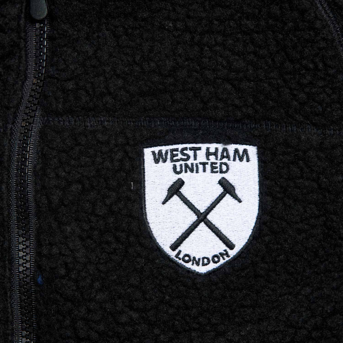 Junior Black Sherpa Fleece