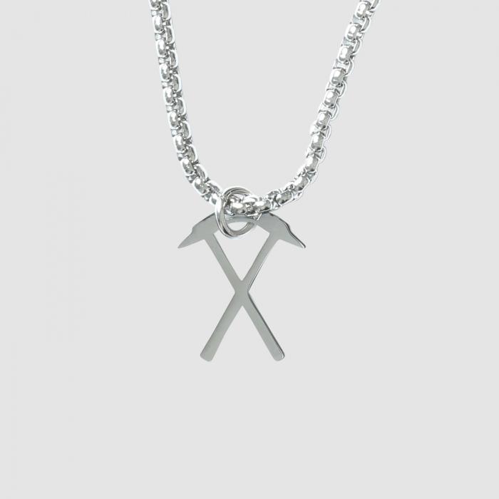 West Ham Stainless Steel Hammers Necklace & Chain