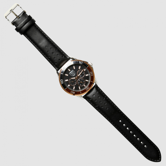 Multi Dial Leather Watch
