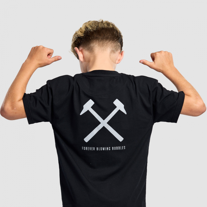 West Ham Junior Black Hammers Back Print T-Shirt