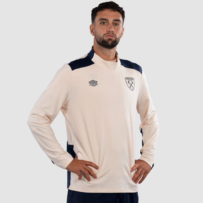West Ham 25/26 Adults Ecru Drill Top