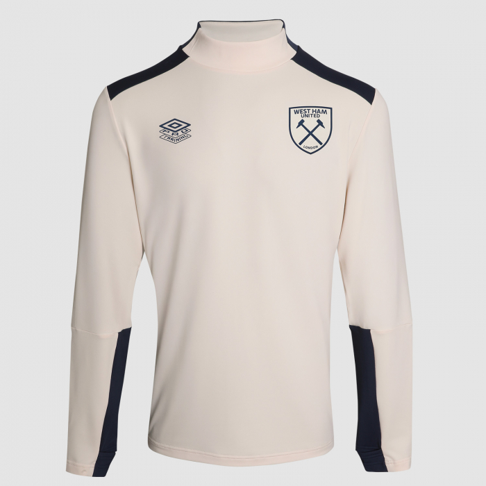 West Ham 25/26 Adults Ecru Drill Top