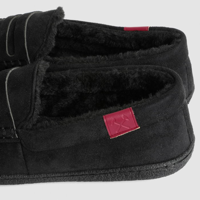 Mens Black Mule Slippers
