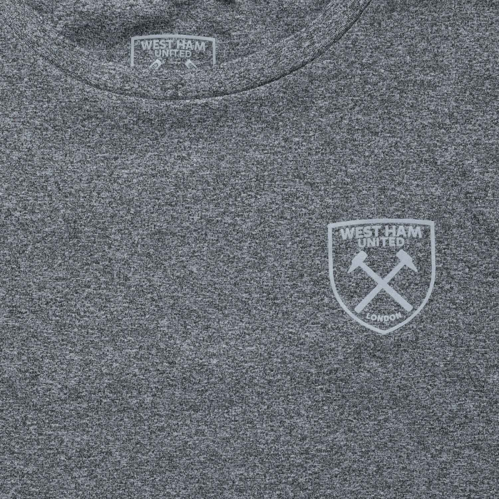 West Ham Junior Grey Space dye T-Shirt