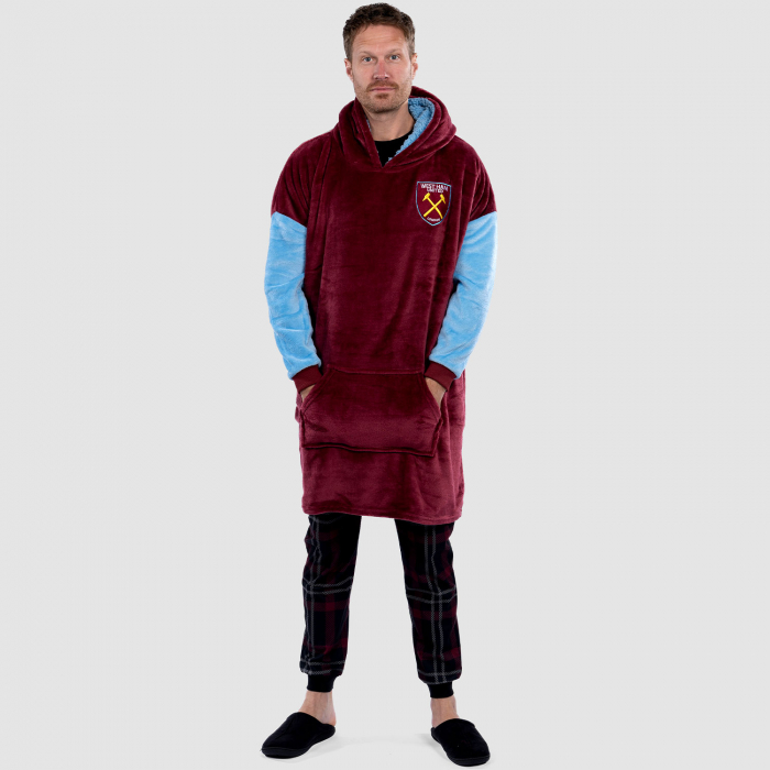 West Ham Adults Fleece Poncho
