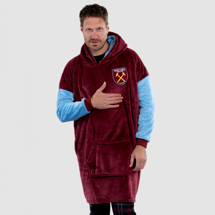 West Ham Adults Fleece Poncho