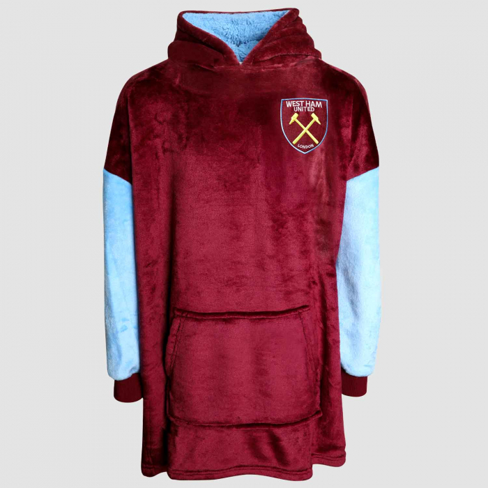 West Ham Adults Fleece Poncho
