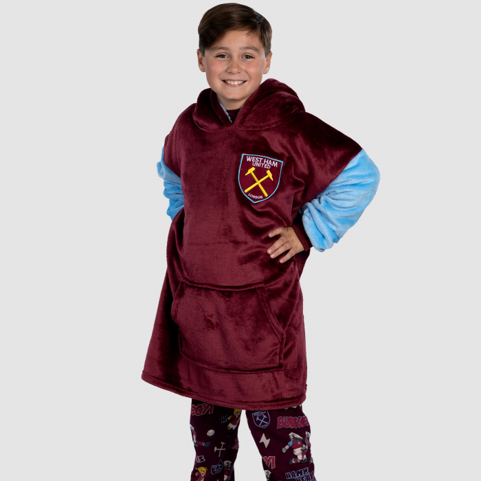 West Ham Junior Fleece Poncho