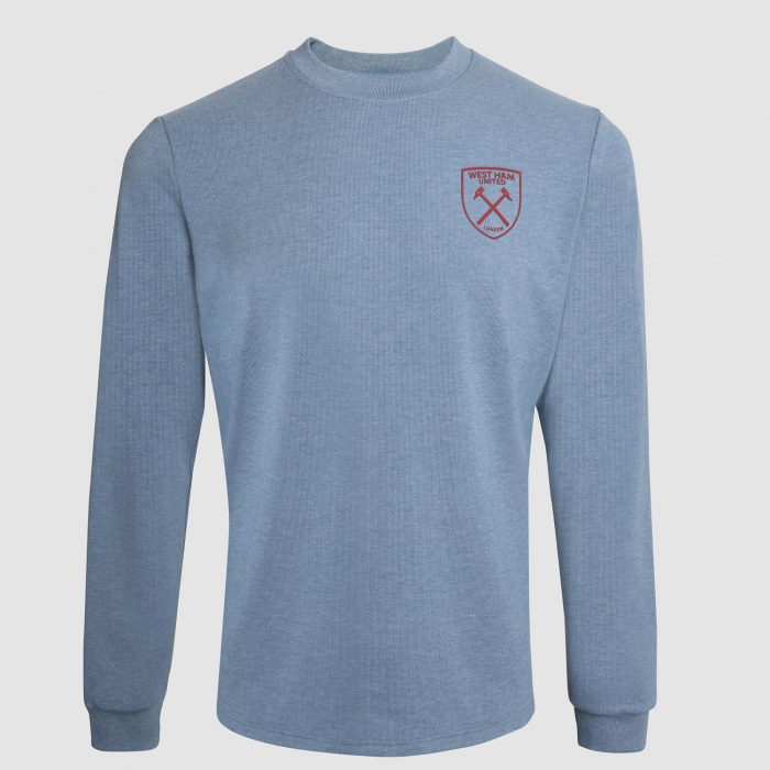 Mens Textured Long Sleeved Lounge Top