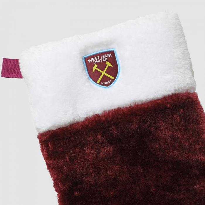 West Ham Knitted Christmas Stocking