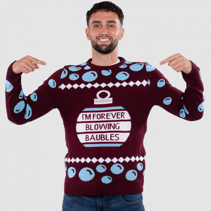Adults I'm Forever Blowing Baubles Jumper