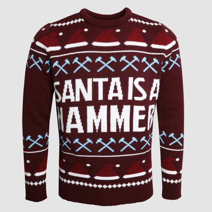 Adults Santa Is A Hammer Christmas Jumper