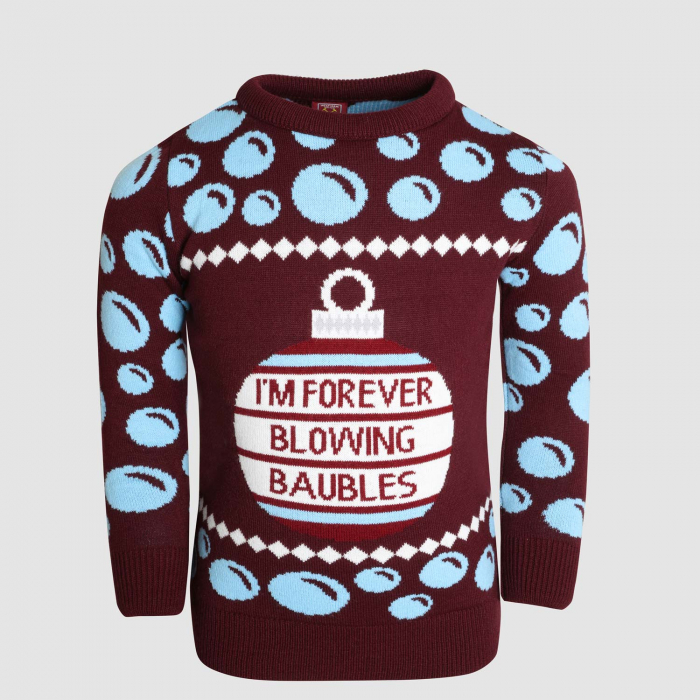 Junior Forever Blowing Baubles Christmas Jumper
