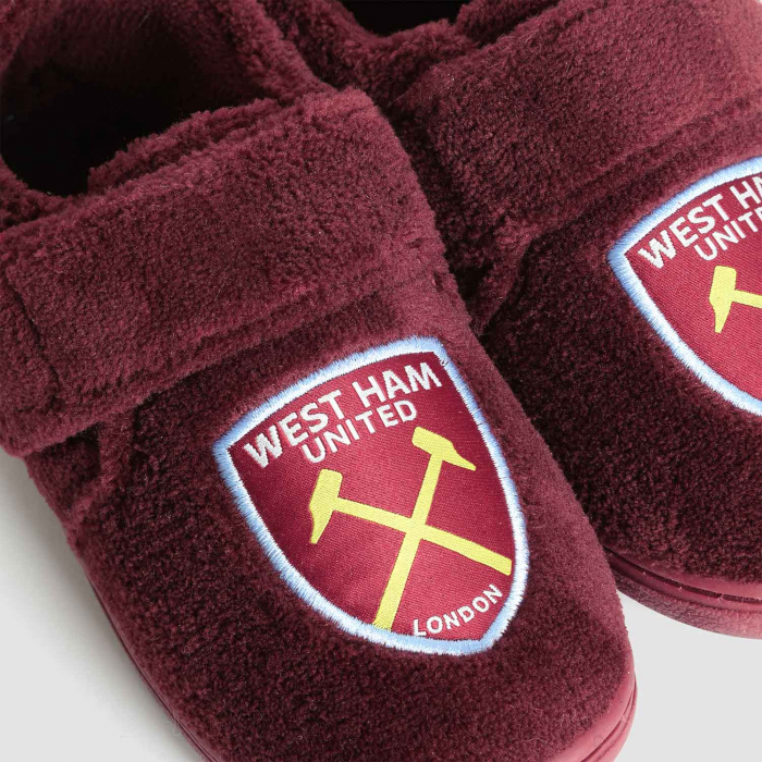 Infant Towelling Heeled Slippers