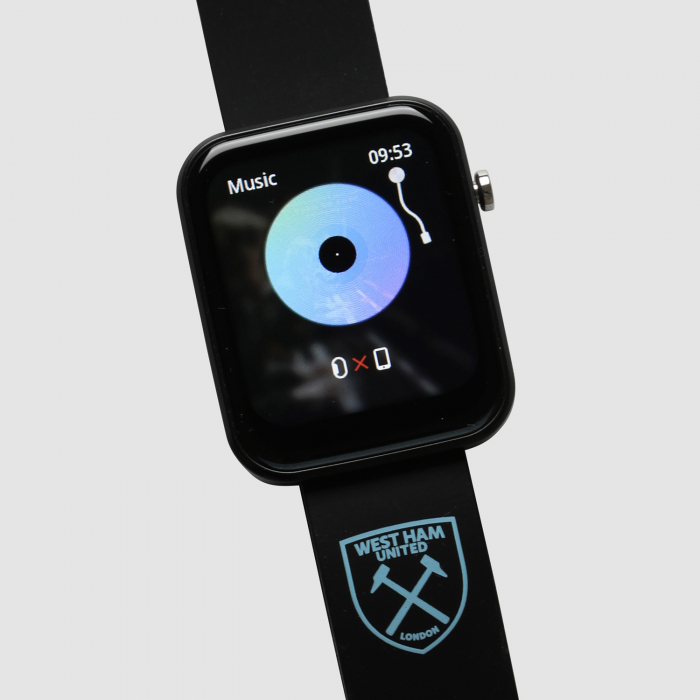 West Ham Junior Black Smart Watch and Earbud Set