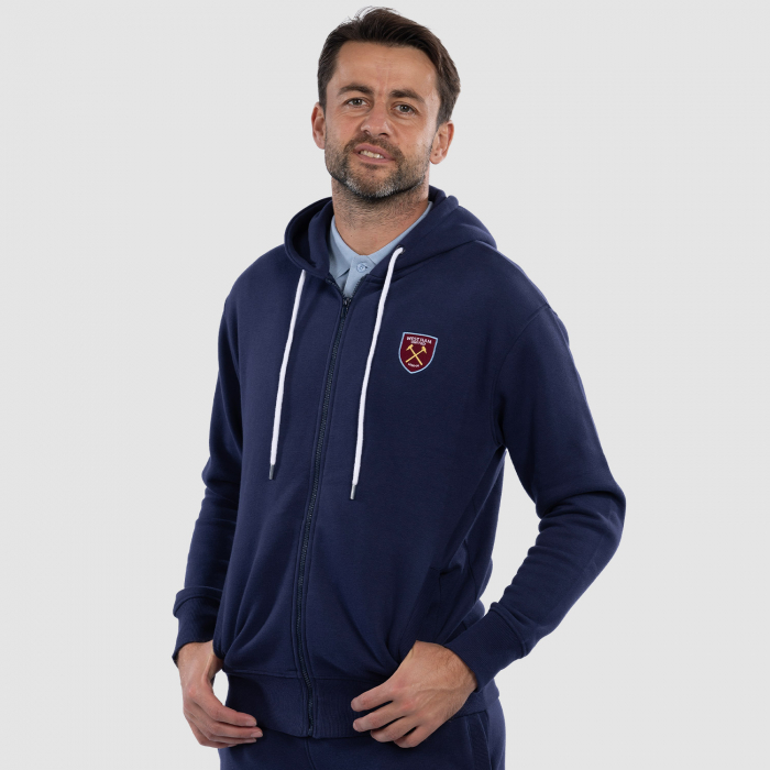 Club Classics - Adults Navy Full Zip Hoodie