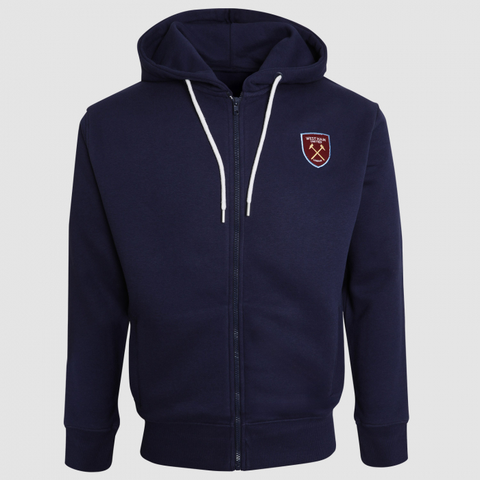 Club Classics - Adults Navy Full Zip Hoodie