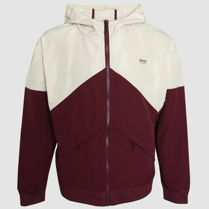 Adults Overcast/Claret Shower Jacket