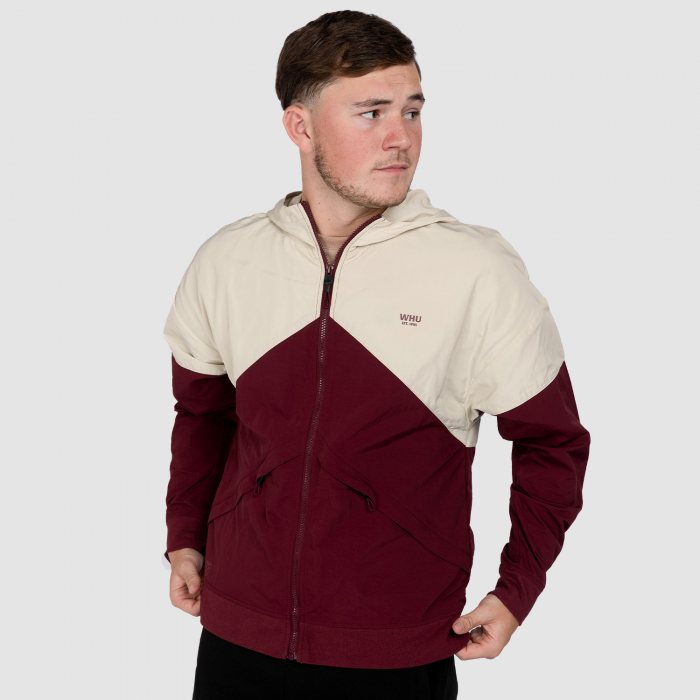 Adults Overcast/Claret Shower Jacket