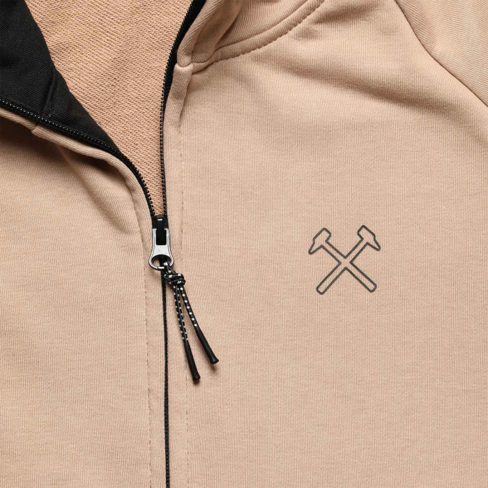 Hammers Collection - Black/Stucco Full Zip Hoodie