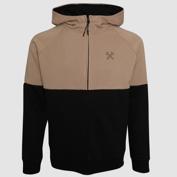 Hammers Collection - Black/Stucco Full Zip Hoodie