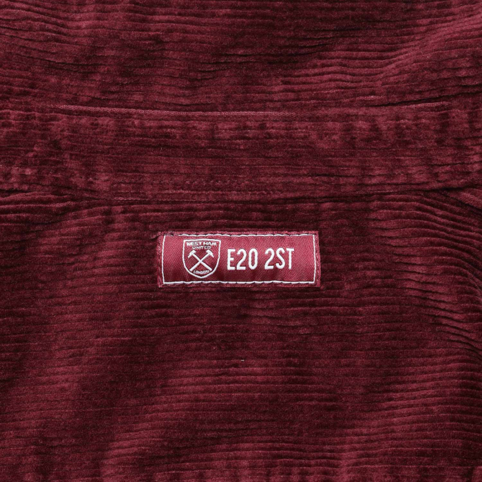 Adults Claret Corduroy Overshirt