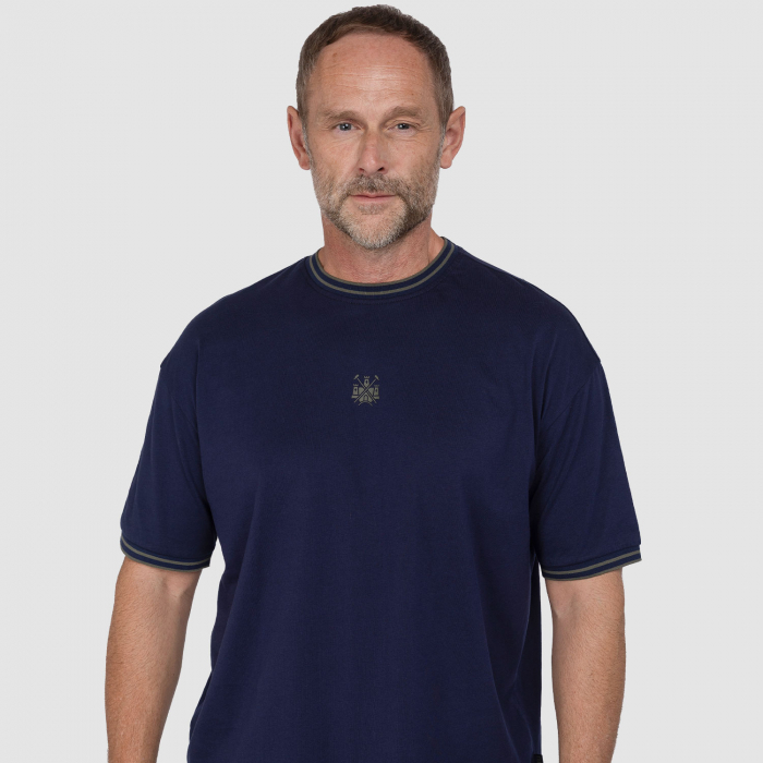 Adults West Ham Castle Collection T-Shirt - Navy