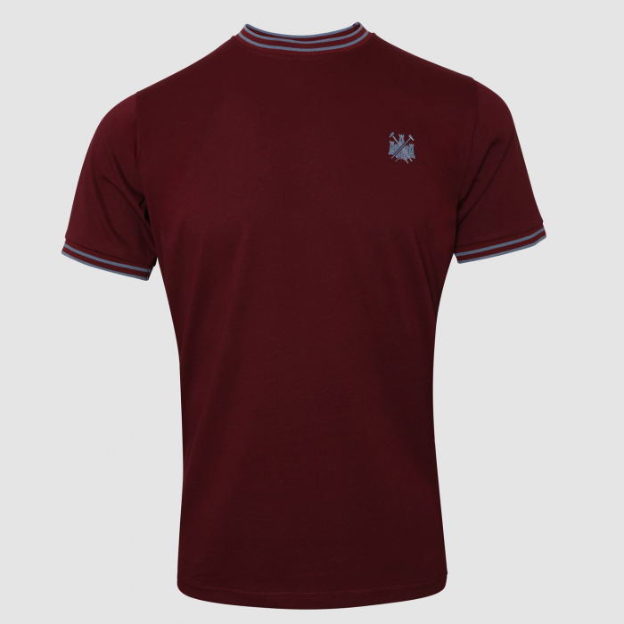 Adults West Ham Castle Collection T-Shirt - Claret