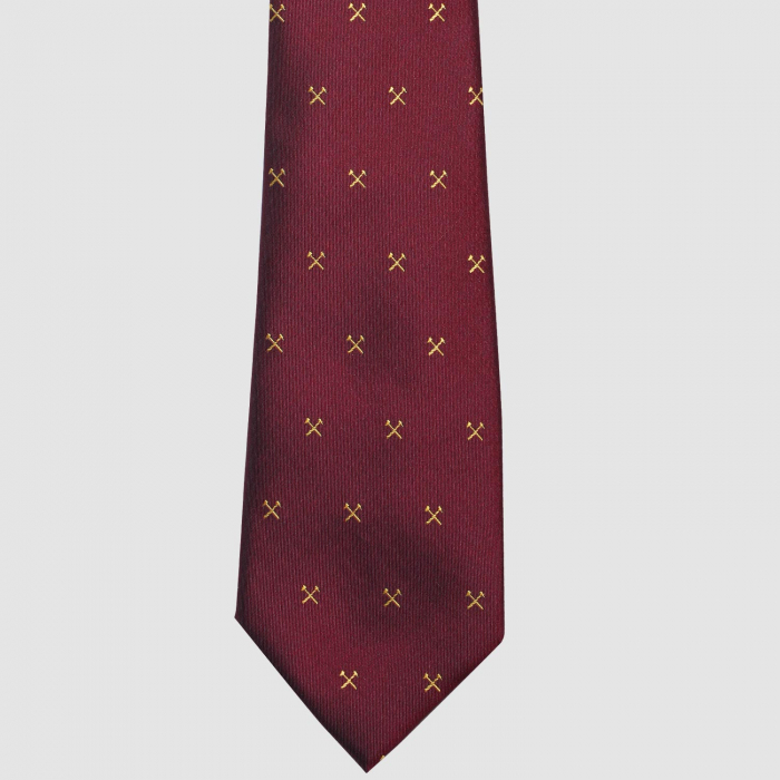 Claret Hammers Tie