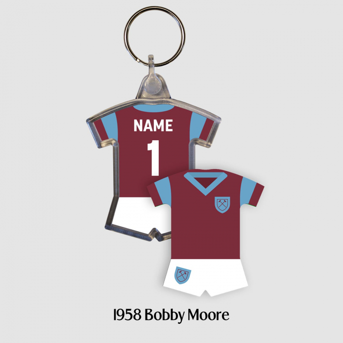 West Ham Personalised Sports Keyring