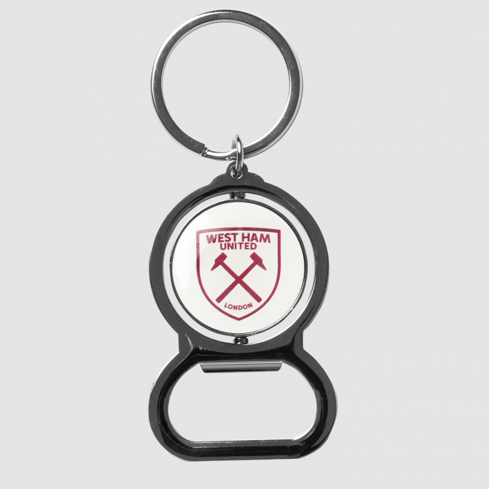 West Ham Spinner Bottle Opener Keyring