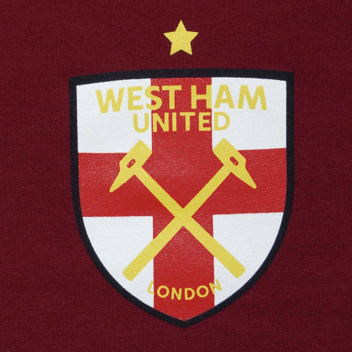 Junior Claret St Georges Crest T-Shirt