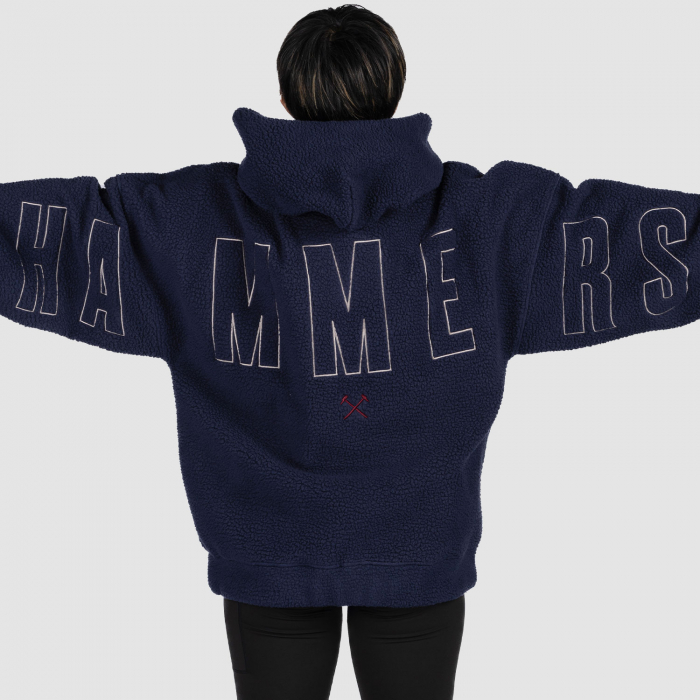 Womens Navy Oversized Hoodie