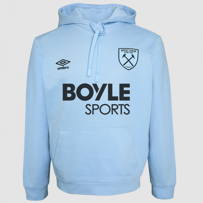 West Ham 25/26 Adult Presentation Hoodie - Blue