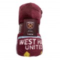West Ham Camo Crest Luxury Fleece Blanket