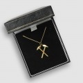 West Ham 18CT Gold Plated Hammers Pendant & Chain