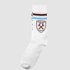 West Ham Mens 3 Pack Crew Socks