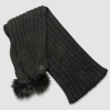 West Ham Womens Sequin Ribbed Scarf