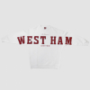 West Ham Womens White Oversized Sweatshirt