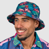 West Ham Hawaiian Flamingo Green Bucket Hat