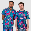 West Ham Adult Hawaiian Flamingo Green Shirt
