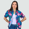 West Ham Adult Hawaiian Flamingo Green Shirt