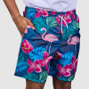 West Ham Adult Hawaiian Flamingo Green Shorts