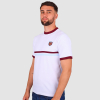 Side shot of West Ham Retro Pique White T-Shirt