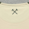 Hammers Crest on West Ham Junior Chenille Cream, Green & Grey T-Shirt
