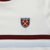 Crest on West Ham Junior Retro Pique White T-Shirt
