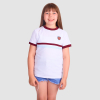 West Ham Junior Retro Pique T-Shirt - White