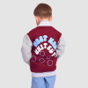 West Ham Junior Puff Print Jacket - Claret/Blue