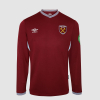 West Ham 25/26 Junior Long Sleeve Home Shirt 